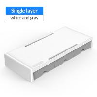 ราคา ORICO Multi Function Monitor Stand Riser Desktop Holder Bracket With 3 Drawer Storage Box Organizer For Home Office Laptop PC (16536802624)