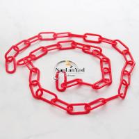 ราคา โซ่แขวนของ โซ่แขวนผ้า โซ่พลาสติก ยาว120ซม รวมตะขอ (7895659690)