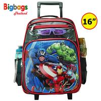 ราคา BigBagsThailandl กระเป๋านักเรียน กระเป๋าเป้มีล้อลาก Wheal สะพายหลัง16 นิ้ว รุ่น Spider Man 8526 new arrival (7902168349)