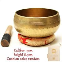 ราคา Nepal Handmade Tibetan Singing Bowl Set Decorative wall dishes Resonance Healing Meditation Chakra singing bowl (13533391405)