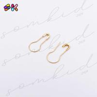 ราคา somkid เข็มกลัดซ้อนปลาย เข็มกลัดหลอดไฟ เข็มกลัดทรงน้ำเต้า มี3สี เงินดำทอง ไม่กินผ้า ปลายแหลม เนื้อบางกลัดง่าย (15977873473)