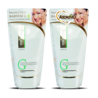 ราคา Smooth e gold anti aging whitening facial cleansing foam สมูทอี โกลด์ โฟม 120กรัม 2หลอด (7610891)