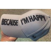 ราคา หมวกแก๊ปลายแฟชั่น I Am Happy cap งานปักนูนลายสวยๆงานพร้อมส่ง (16393248504)