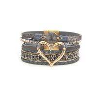 ราคา Big Heart Bracelet Layered Bracelet Womens Bracelet Gold Bracelet Handwoven Bracelet Bohemian Bracelet (20639251651)