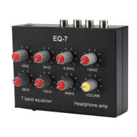 ราคา EQ 7 Car Audio Headset Amplifier 7 Band EQ Equalizer 2 Channel Audio Mixer Equalizer (19854571442)