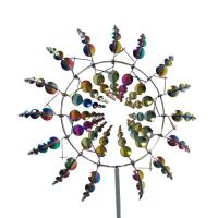 ราคา TEMELO กังหันลมเครื่องประดับฐานที่มั่นคงกังหันลมตกแต่งสวนกลางแจ้ง3d รูปปั้นพลังงานลมสปินเนอร์แบบโลหะ (19661244444)