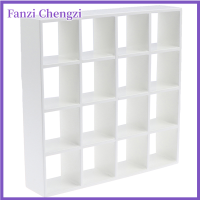ราคา Fanzi 1ชิ้น1 12บ้านตุ๊กตาชั้นไม้เก็บของชั้นวาง16ตารางแต่งบ้านตุ๊กตา (20372912323)