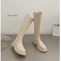 ราคา chloe store INDIAN CORK BOOTS บูทยาวเกือบเข่า 36 42 ดำ เบจ น้ำตาล (18457877424)
