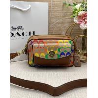 ราคา พร้อมส่ง กระเป๋าสะพายข้าง ผู้หญิง หนังน้ำตาล ช่องใส่ของเยอะ สีสดใส งานเป๊ะ อุปกรณ์ครบ (17200371738)