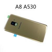 ราคา สำหรับ SAMSUNG Galaxy A8 A530 A530F A8 Plus A730 A730F 2018กลับกรณีฝาครอบด้านหลัง Shell พร้อมเลนส์กล้อง (10363552776)