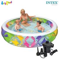ราคา Intex สระเป่าลมพินวีวล์ 2 29x2 29x0 56 ม รุ่น 56494 ที่สูบลมไฟฟ้า (21202320704)