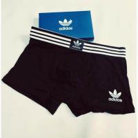ราคา chenshanxiu Adidas กางเกงบ็อกเซอร์ ผ้าฝ้ายแท้ ปักลาย สําหรับผู้ชาย (19839385213)