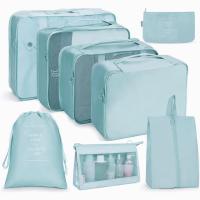 ราคา 8 ชิ้น Set Travel กระเป๋าจัดระเบียบ กระเป๋าเดินทาง เซ็ตจัดระเบียบพรีเมี่ยม ชุดบรรจุกรณีการจัดเก็บ กระเป๋าเก็บของเดินทาง (19410344052)