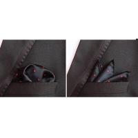 ราคา 25cm Width Mens Silk Woven Floral Polka Dots Pattern Handkerchief Square Pocket Men Business Casual Paisley Chest Towel (18224747256)