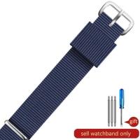 ราคา Soft Breathable สายนาฬิกาสำหรับ DW ผ้าใบไนลอน Tissot King Luminox Meidu CK ผู้ชายผู้หญิง 16 18 20 22 มม สายนาฬิกาหลากสี (19644827591)