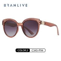 ราคา BRANLIVE FC Cat Eye Pink Tinted Sunglasses (21070495536)
