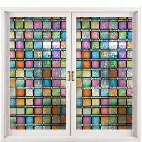 ราคา ฟิล์มติดกระจก ยาว2เมตร แบบสุญญากาศ Glass sticker แถมไม้รีด ติดง่าย เพิ่มความเป็นส่วนตัว สติ๊กเกอร์ติดกระจกบ้าน สติ๊กเกอร์ประตูกระจก (20817087069)