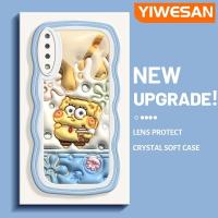 ราคา YIWESAN เคสปลอกสำหรับ Samsung A7 2018น่ารักลายฟองน้ำบ๊อบ3D สีครีมขอบคลื่นเคสเคสโทรศัพท์โปร่งใสแบบนิ่มกันกระแทกใสป้องกันซิลิโคนฝาครอบโทรศัพท์ (18464812871)