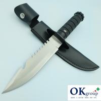 ราคา OKgroup CL05 BLACK or WHITE มีดยุทธวิธี มีดแคมป์ มีดเดินป่า มีดใบตาย มีดพกพา มีดทหาร Columbia229 8CR13MOV ยาว28 00ซม ซองไนลอน ซองหนังPU (8050728766)