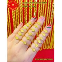 ราคา แหวนทองแท้ 96 5 หนัก 0 4 กรัม ลายแฟนซี ทองแท้มีใบรับประกัน สามารถขายได้ (20084593791)