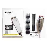 ราคา Kemei KM8850 KM8848 สีโครเมี่ยมแวว ของแท้ อุปกรณ์ตัดแต่งทรงผม เครื่องตัดผม บัตตาเลี่ยน โกนผม โกนหนวด โกนขน แบตตาเลี่ยน ชุดบัดตาเลียน กันจอน (2574018422)