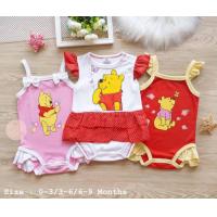 ราคา บอดี้สูทเด็ก ชุดเด็กอ่อน เสื้อผ้าเด็ก เสื้อยึดเด็ก ชุดขาเว้าเด็กเซต3ชุด ลายหมีพูห์สุดน่ารักสำหรับเด็ก (9755265591)