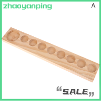 ราคา Zhaoyanping ชั้นชั้นวางไม้น้ำมันหอมระเหย1ชิ้นชั้นเก็บน้ำมันหอมระเหย6รูเรียบสำหรับที่วางขวดน้ำติดรถจักรยานน้ำมันหอมระเหย (20604043043)