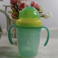 ราคา MUIMISC แก้วหัดดื่ม 2 ชั้น แก้วหัดดื่มหลอดเด้ง หลอดเด้งกันสำลัก พร้อมที่จับ (11816417518)