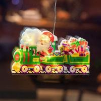 ราคา SWEET สโนว์แมน ไฟคริสต์มาส LED ซานต้าซานต้า รูปกวาง ไฟติดหน้าต่าง บรรยากาศวันหยุดสบายๆ ที่แขวนแขวน ไฟตกแต่งคริสต์มาส บ้านในบ้าน (21063689040)