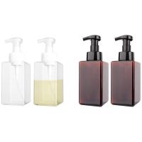 ราคา 2 Pack Foaming Soap Dispenser 15Oz Refillable Foam Liquid Hand Soap Empty Plastic Pump Bottle Container 450Ml (20636946688)