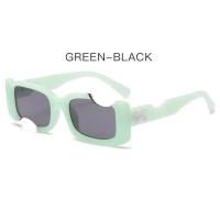 ราคา Shades For Men Sunglasses For Women Sun Protection Hip Hop Square Sunglasses Women Men Off Notch Hole Design White Sun Glasses Blue Ladies Vintage Shados Eyewear UV Protection (16189832755)