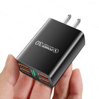 ราคา หัวชาร์จ usb 4 Port 4USB 3 1A Fast Charge Adapter ชาร์จได้ 4 เครื่องพร้อมกัน ปลั๊กชาร์จไฟบ้าน หัวปลั๊กชาร์จเร็ว ลดราคาสุดๆ Fast Charging adapter for vivo oppo xiaomi iphone (20144888315)