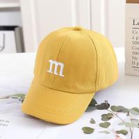 ราคา หมวกเบสบอลสำหรับเด็กชายเด็กหญิงหมวกมีที่บังแดดปักลายตัวอักษร M หมวกเด็กปรับได้หมวกกันแดดสำหรับเด็ก (13697801448)