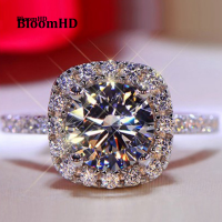 ราคา BloomHD แหวนรูปหัวใจสีทองและลูกศรจำลองแหวนหมั้นเพชร (10629935471)