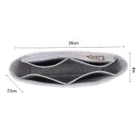 ราคา เหมาะสำหรับ Issey Miyake กระเป๋าใส่ผ้าสักหลาดกระเป๋าถือมีช่องแบ่งด้านในกระเป๋าเครื่องสำอางพกพาได้สำหรับเดินทาง (13570834535)