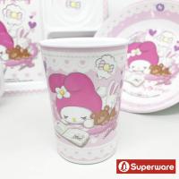 ราคา ขายแยกชิ้น จานเมลามีน ถาดหลุม ช้อนส้อม แก้วน้ำเด็ก มายเมโลดี้ดรีม Sanrio My Melody Superware ศรีไทยซุปเปอร์แวร์ 1 ชิ้น item sell SEPERATELY (750670571)