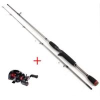 ราคา ชุดเบทตีเหยื่อปลอม คันSNOPSHOT6ฟุต 2ท่อน พร้อมรอกหยอดน้ำLURE FISHING 12 1 หมุนขวา (212273475)