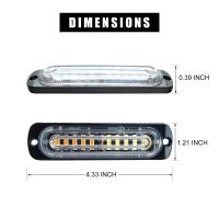 ราคา ไฟสโตรโบสโคป LED สีขาว เหลืองไฟด้านข้าง12V ไฟ LED 24V ไฟฉุกเฉินสะท้อนแสงสองสี (20888419644)