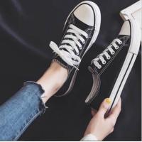 ราคา รองเท้าผ้าใบConverse All Star สีขาว size 36 44 รองเท้าผู้ชายผู้หญิง รองเท้าแฟชั่น รองเท้าผ้าใบ มีเก็บเงินปลายทาง (11271300361)