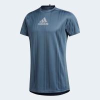 ราคา ส่งฟรี เสื้อวิ่ง adidas อาดีดาส UNLIMITED สีเทาฟ้า ของแท้จาก Shop 100 เสื้อยืด เบา ระบายเหงื่อดี วิ่ง เสื้อ Training (5584152723)