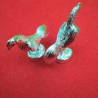 ราคา ไก่แก้บน ไก่ถวาย ไอไข่ รูปปั้นไก่ มี3สี ไก่เงิน ไก่ทอง ไก่สี วัสดุทองเหลืองชุป เงินทองลงสีสวยงาม ขนาด 1 นิ้ว ขายเป็นคู่ แถมฟรียันต์ ธูปให้เลข (4165902440)