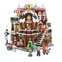 ราคา LOZ 1223 1224 1054 Mini Blocks Kids Building Bricks Boys Toys DIY Puzzle Christmas Coffee Candy House Girls Holiday Gift (14084813825)