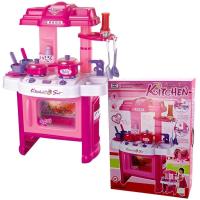 ราคา ชุดครัว ของเล่นเด็ก Kitchen Set สีชมพู รุ่น KitchenSet 008 26 02D Rim (625978634)