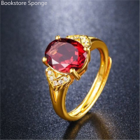 ราคา หยิบแหวนทองทรายเวียดนามแบบเดียวกับเสี่ยวหงชู แหวนดอกลิลลี่ แหวนเรียบโบว์ เครื่องประดับชุบทอง (20729368651)