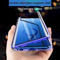 ราคา กล่องโลหะแม่เหล็กสองด้านสำหรับ Samsung Galaxy S20 S21 S22 S23 S10 S9 S8 Plus Note 20 UItra 10 8 9 A14 A34ฝาครอบกระจก A54 (19667178990)