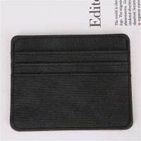 ราคา Womens Card Holder Mens Card Holder Canvas Grain Card Holder Color Changing Card Holder PU Leather Card Holder (20310752002)