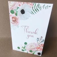 ราคา การ์ดอวยพรThank you ขนาด4x6นิ้วพร้อมซอง (19513968671)