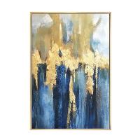 ราคา Miojopp Store Ultra Modern Abstract ภาพวาดสีน้ำมันบนผ้าใบเนื้อหนาภาพจิตรกรรมฝาผนังหรูหราสำหรับตกแต่งห้องนั่งเล่น Frameless (19931104066)