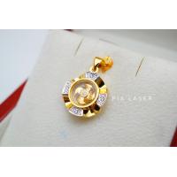 ราคา จี้ทองกังหันแชกงหมิวฝังเพชรรอบน้ำ D 100 ขาวสวยไฟดี ใบพัดหมุนได้ พร้อมปลุกเสก (10585119073)