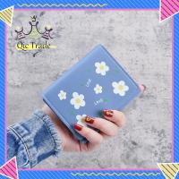 ราคา QIC Women Purse Comfortable Artifical Leather Colorful Printed 3 fold Fashion Short Wallet (20820169779)